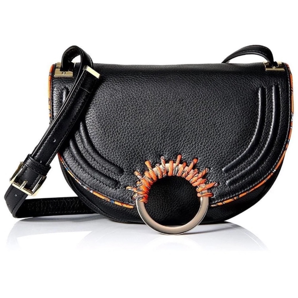 Sam Edelman Rio Calfskin Crossbody Saddle Bag